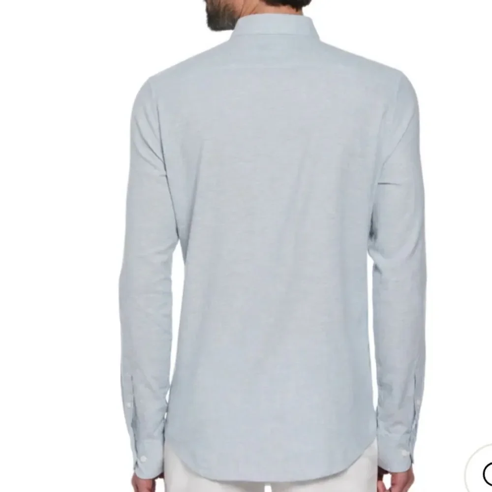 2576 NWT PENGUIN LINEN BLEND SHIRT SIZE SMALL Color Tourmaline